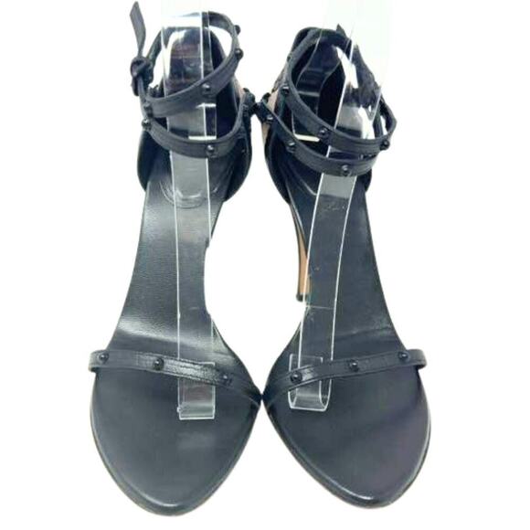 Gucci GG Logo‎ Monogram Guccissima Supreme Studded Leather Strappy Heels EU39.5 - Picture 6 of 11